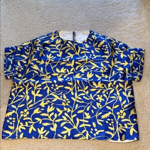 Blue and Yellow Kids Shirt